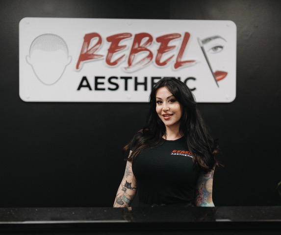 Tara Rebel, founder and lead artist at Rebel Aesthetics in New Jersey.